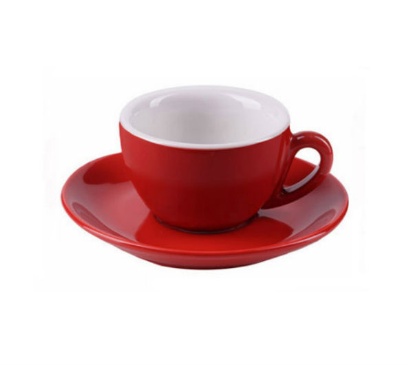 "MILANO" Espresso Cups 81ml - red